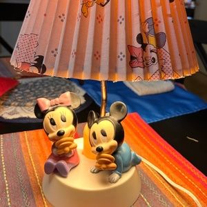 1984 Mickey & Minnie Lamp & Nite Light